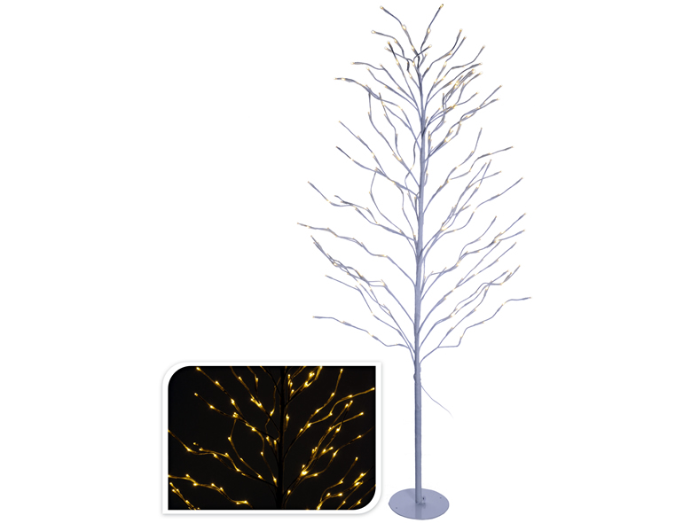 LED Baum weiß, mit  200 LED, 150 cm hoch