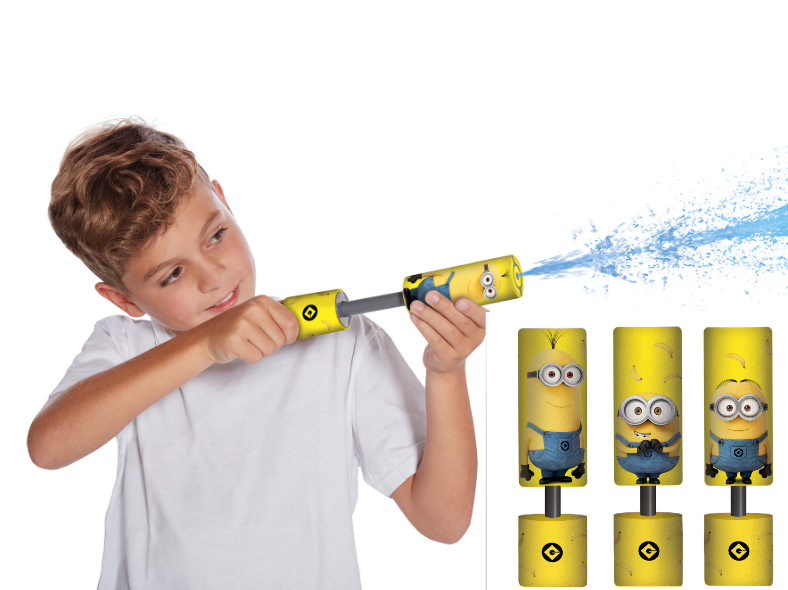 Wasserspritze MINIONS FOAM SHOOTER 15 x 4 cm lang