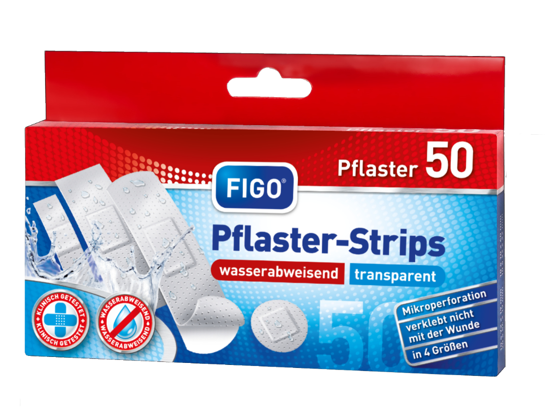 FIGO Pflaster-Strips 50-teilig in 4 Größen