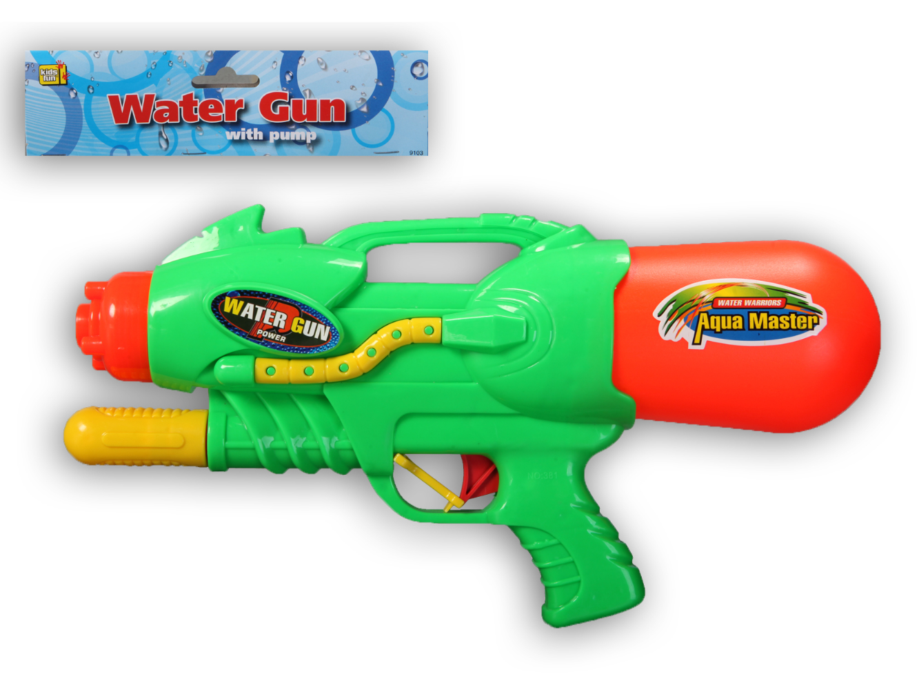 Wasserpistole, Wasserspritze, Shooter mit Wassertank