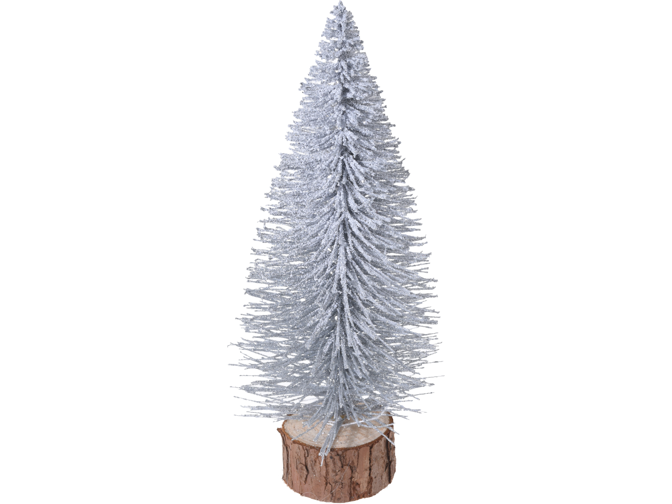 Deko Weihnachtsbaum, Drahtbaum silber-weiß